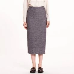 Jupe Tube En Maille Femme 3 SUISSES Collection - Gris | 3 SUISSES