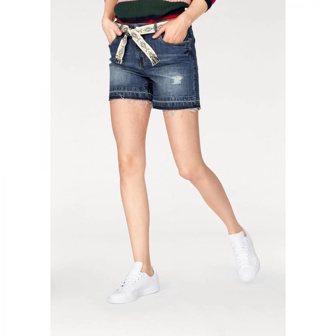 Short Court Denim Effet Destroyed Femme Tom Tailor Denim - Bleu Used | 3 SUISSES 3 Short Court Denim Effet Destroyed Femme Tom Tailor Denim - Bleu Used | 3 SUISSES