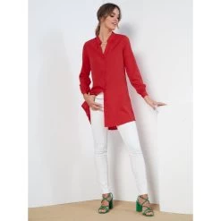 Chemise Tunique à Manches Longues Kaftan | 3 SUISSES -Chic Femme Soldes 3493978 6909764 64 1140x1140