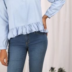 Blouse à Volants Manches Longues Femme 3 SUISSES COLLECTION | 3 SUISSES 11 Blouse à Volants Manches Longues Femme 3 SUISSES COLLECTION | 3 SUISSES -Chic Femme Soldes blouse a volants manches longues femme 3 suisses collection 875943 4 1140x1140