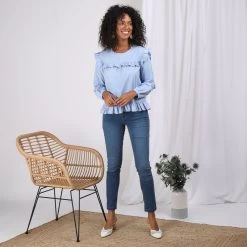 Blouse à Volants Manches Longues Femme 3 SUISSES COLLECTION | 3 SUISSES 10 Blouse à Volants Manches Longues Femme 3 SUISSES COLLECTION | 3 SUISSES -Chic Femme Soldes blouse a volants manches longues femme 3 suisses collection 875943 1140x1140