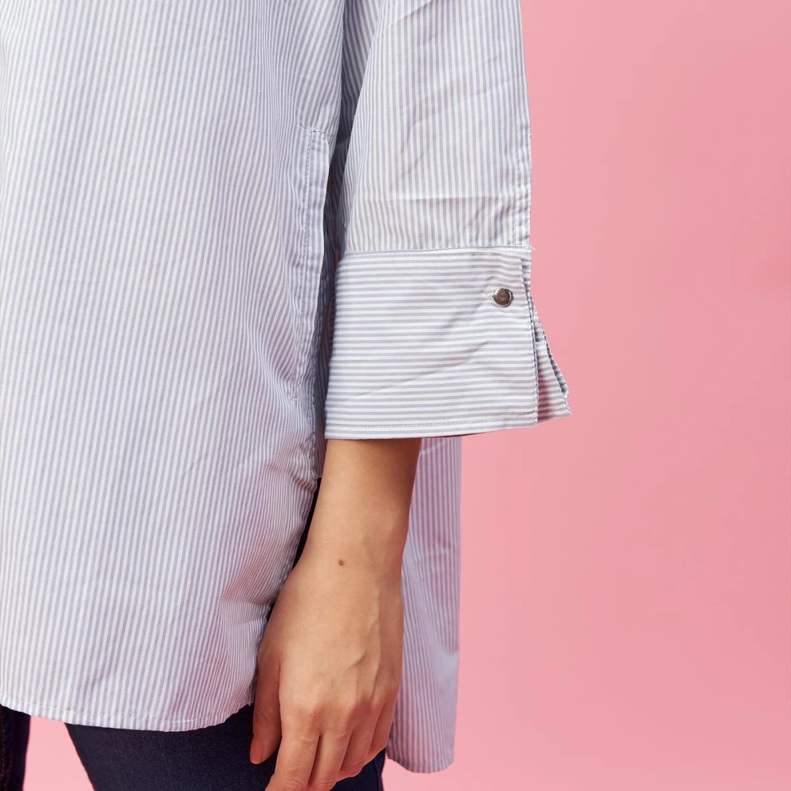 Blouse Asymétrique Rayée Manches 3/4 Femme - Imprimé | 3 SUISSES 4 Blouse Asymétrique Rayée Manches 3/4 Femme - Imprimé | 3 SUISSES – Image 2