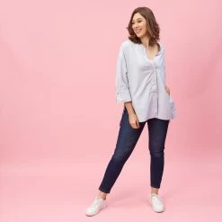 Blouse Asymétrique Rayée Manches 3/4 Femme - Imprimé | 3 SUISSES 9 Blouse Asymétrique Rayée Manches 3/4 Femme - Imprimé | 3 SUISSES -Chic Femme Soldes blouse asymetrique rayee manches 34 femme imprime 882981 1140x1140