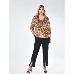 Blouse En Velours élastique à Manches Longues | Blouse 3 SUISSES 9 Blouse En Velours élastique à Manches Longues | Blouse 3 SUISSES -Chic Femme Soldes blouse en velours elastique a manches longues 3199686 4 1200x1200