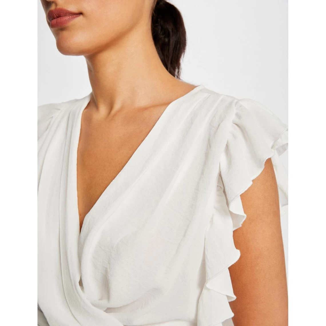 MORGAN Blouse Manches Courtes à Volants | 3 SUISSES 6 MORGAN Blouse Manches Courtes à Volants | 3 SUISSES – Image 4