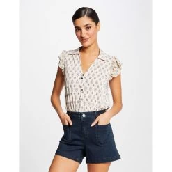 MORGAN Blouse Manches Courtes Imprimé Abstrait | 3 SUISSES