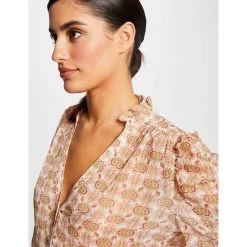 MORGAN Blouse Manches Courtes Imprimé Abstrait | 3 SUISSES 10 MORGAN Blouse Manches Courtes Imprimé Abstrait | 3 SUISSES -Chic Femme Soldes blouse manches courtes imprime abstrait multico 3408246 6475476 76 1140x1140