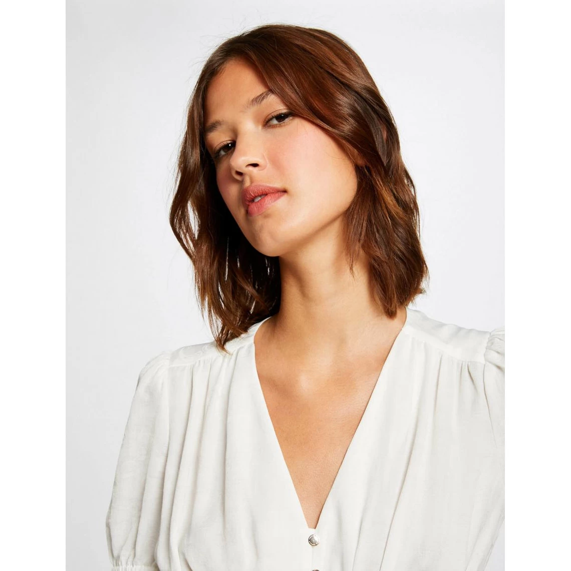 MORGAN Blouse Manches Courtes Imprimé Cachemire | 3 SUISSES 6 MORGAN Blouse Manches Courtes Imprimé Cachemire | 3 SUISSES – Image 4