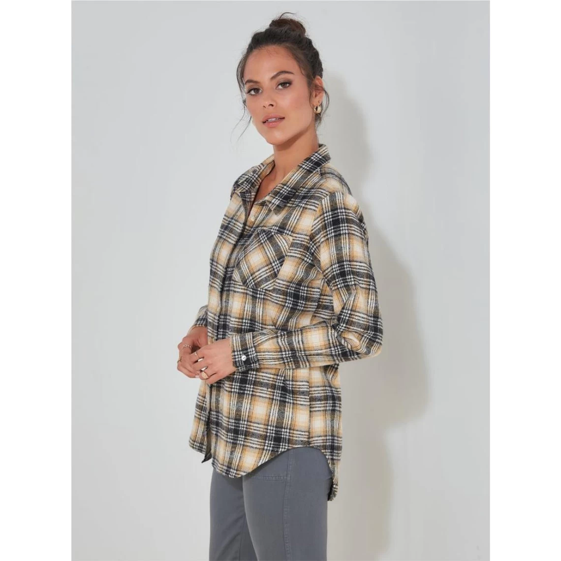 Chemise à Carreaux En Flanelle Douce Au Toucher | 3 SUISSES 6 Chemise à Carreaux En Flanelle Douce Au Toucher | 3 SUISSES – Image 4