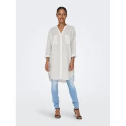 ONLY Chemise Blanc | 3 SUISSES 9 ONLY Chemise Blanc | 3 SUISSES -Chic Femme Soldes chemise blanc 15267738 3980649 1 1140x1140