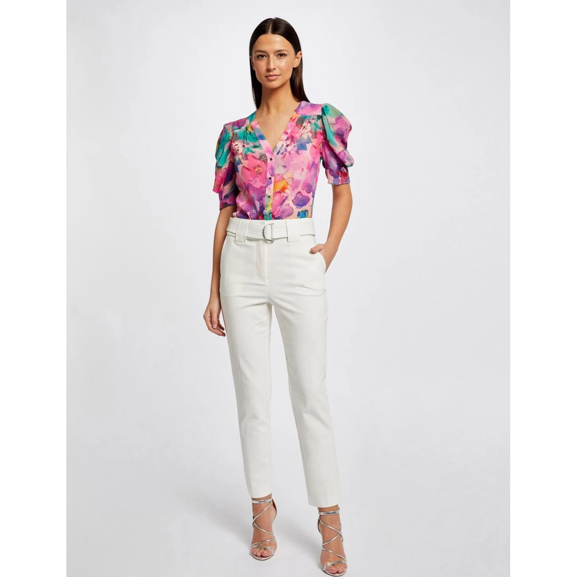 MORGAN Chemise Manches Courtes Imprimée | 3 SUISSES 4 MORGAN Chemise Manches Courtes Imprimée | 3 SUISSES – Image 2