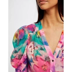 MORGAN Chemise Manches Courtes Imprimée | 3 SUISSES 10 MORGAN Chemise Manches Courtes Imprimée | 3 SUISSES -Chic Femme Soldes chemise manches courtes imprimee multico 3516872 7019196 96 1140x1140