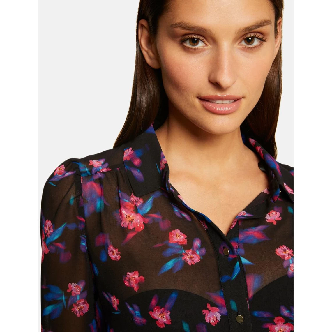 MORGAN Chemise Manches Longues Imprimé Floral MULTICO | 3 SUISSES 7 MORGAN Chemise Manches Longues Imprimé Floral MULTICO | 3 SUISSES – Image 5