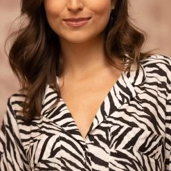 Chemisier MC à Imprimé Réédition Lola | 3 SUISSES 11 Chemisier MC à Imprimé Réédition Lola | 3 SUISSES -Chic Femme Soldes chemisier mc a imprime reedition lola 3359180 3 1140x1140