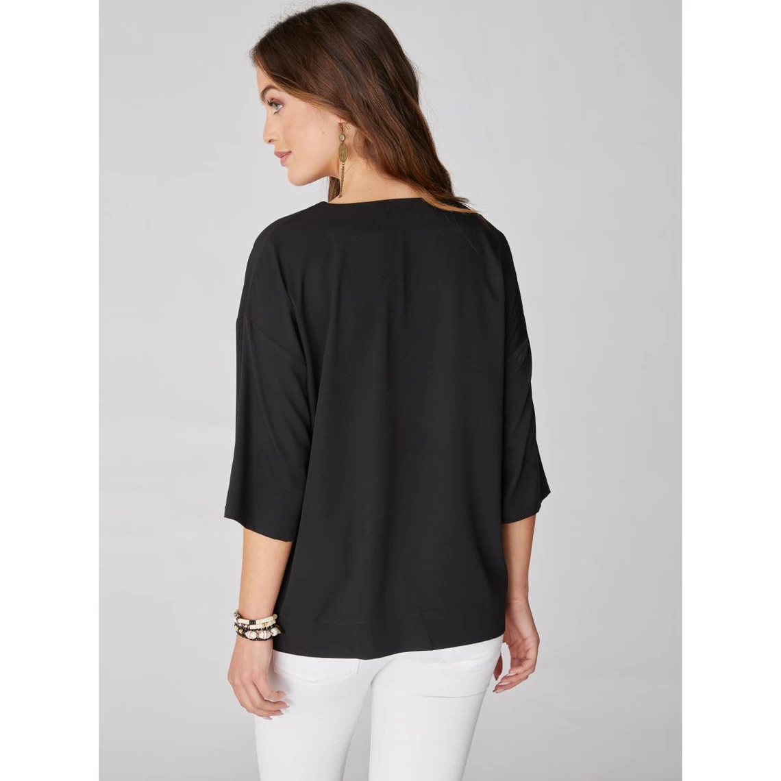 Blouse Fendue à Col Bateau | Blouse 3 SUISSES 6 Blouse Fendue à Col Bateau | Blouse 3 SUISSES – Image 4