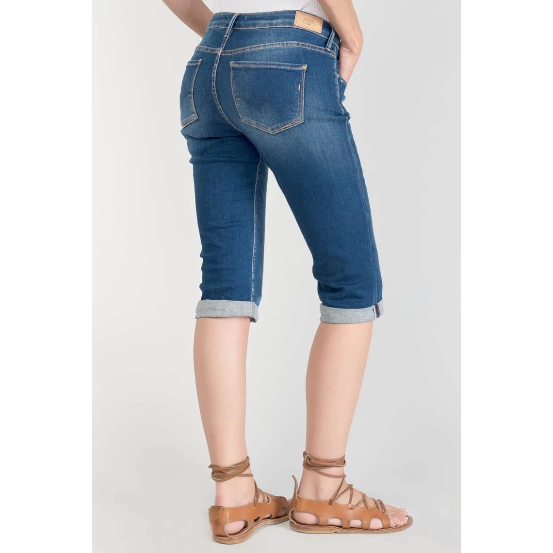 LE TEMPS DES CERISES Corsaire Pantacourt En Jeans VALLON | 3 SUISSES 4 LE TEMPS DES CERISES Corsaire Pantacourt En Jeans VALLON | 3 SUISSES – Image 2