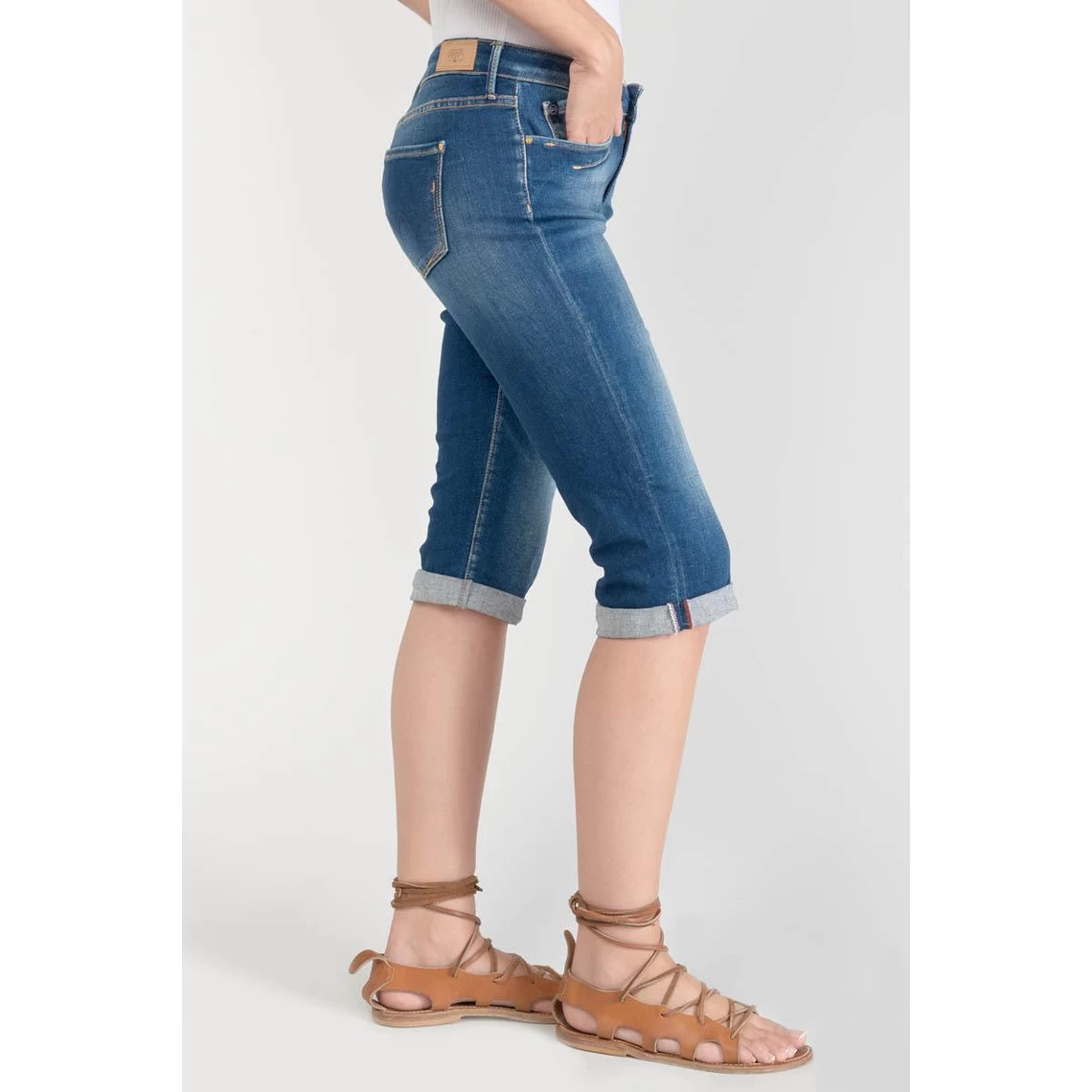 LE TEMPS DES CERISES Corsaire Pantacourt En Jeans VALLON | 3 SUISSES 7 LE TEMPS DES CERISES Corsaire Pantacourt En Jeans VALLON | 3 SUISSES – Image 5