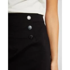 MORGAN Jupe Droite à Pont | 3 SUISSES 10 MORGAN Jupe Droite à Pont | 3 SUISSES -Chic Femme Soldes jupe droite a pont noir 3521588 7053558 58 1140x1140