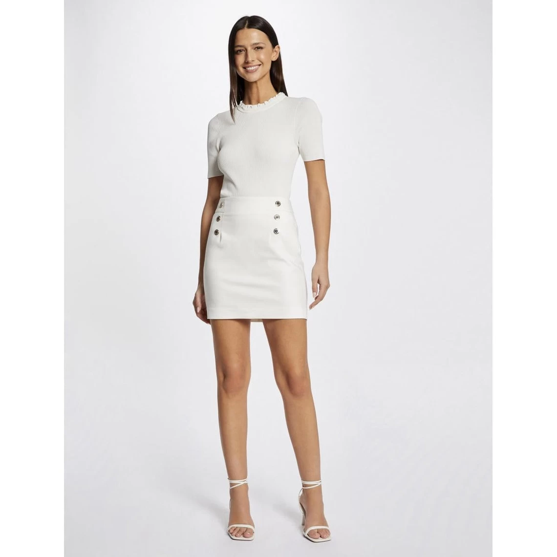 MORGAN Jupe Droite à Ponts | 3 SUISSES 4 MORGAN Jupe Droite à Ponts | 3 SUISSES – Image 2