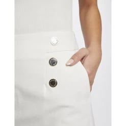 MORGAN Jupe Droite à Ponts | 3 SUISSES 10 MORGAN Jupe Droite à Ponts | 3 SUISSES -Chic Femme Soldes jupe droite a ponts ecru 3509940 6993542 42 1140x1140