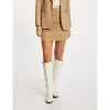 MORGAN Jupe Droite Ceinturée à Rayures | 3 SUISSES 2 MORGAN Jupe Droite Ceinturée à Rayures | 3 SUISSES -Chic Femme Soldes jupe droite ceinturee a rayures beige 3507406 6981200 1140x1140