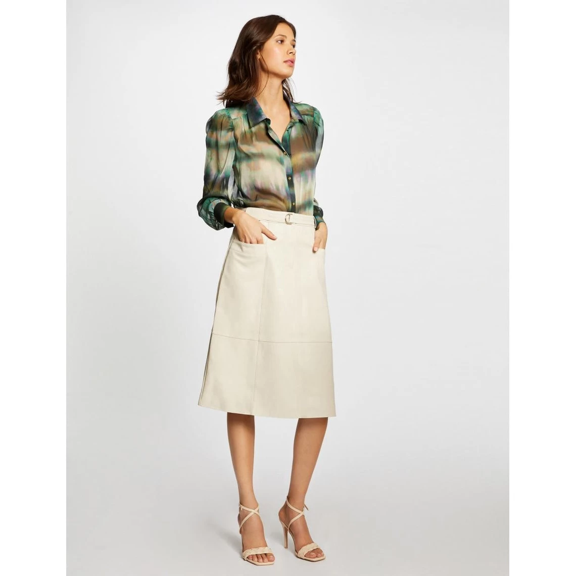 MORGAN Jupe Droite Ceinturée | 3 SUISSES 4 MORGAN Jupe Droite Ceinturée | 3 SUISSES – Image 2