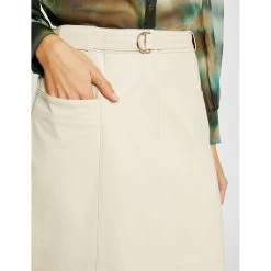 MORGAN Jupe Droite Ceinturée | 3 SUISSES 10 MORGAN Jupe Droite Ceinturée | 3 SUISSES -Chic Femme Soldes jupe droite ceinturee ivoire 3392582 6374674 74 1140x1140