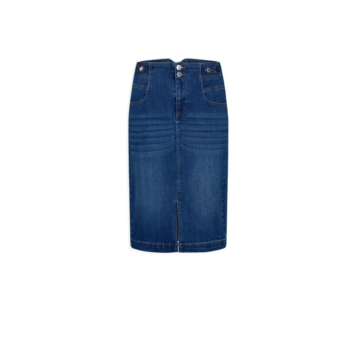 MORGAN Jupe Droite Fendue En Jean | 3 SUISSES 5 MORGAN Jupe Droite Fendue En Jean | 3 SUISSES – Image 3
