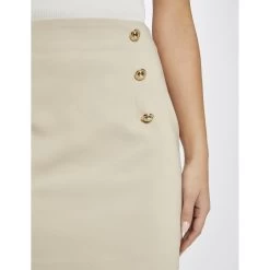 MORGAN Jupe Droite Taille Haute à Ponts | 3 SUISSES 10 MORGAN Jupe Droite Taille Haute à Ponts | 3 SUISSES -Chic Femme Soldes jupe droite taille haute a ponts ecru moyen 3509958 6993572 72 1140x1140