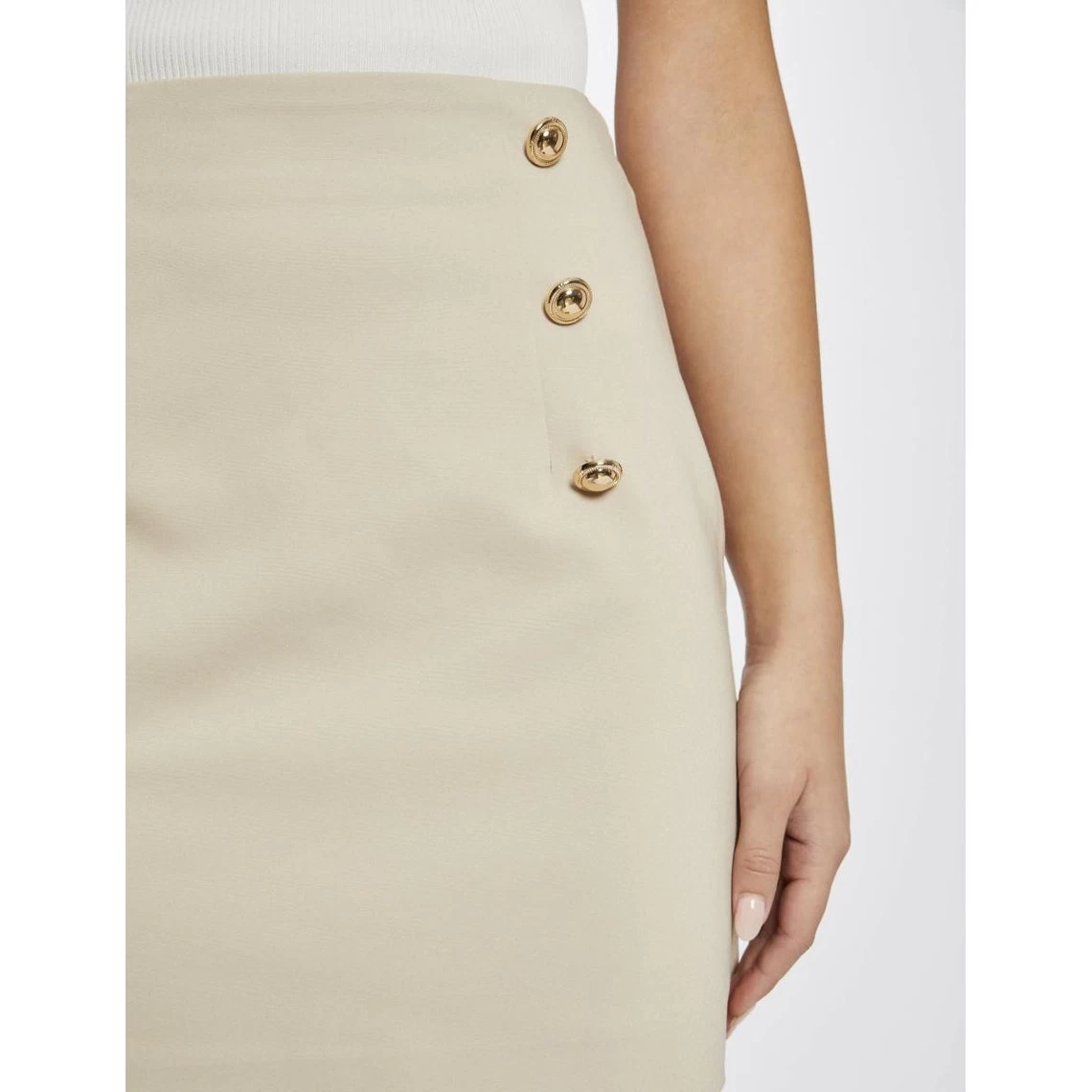 MORGAN Jupe Droite Taille Haute à Ponts | 3 SUISSES 6 MORGAN Jupe Droite Taille Haute à Ponts | 3 SUISSES – Image 4