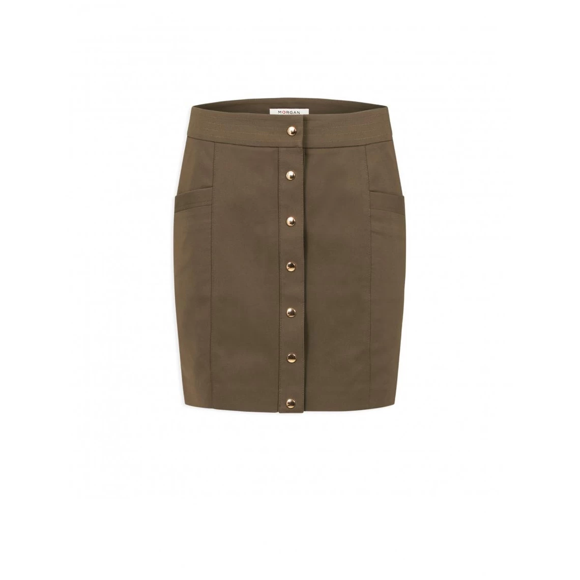 MORGAN Jupe Droite Taille Haute Boutonnée | 3 SUISSES 4 MORGAN Jupe Droite Taille Haute Boutonnée | 3 SUISSES – Image 2