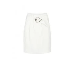 MORGAN Jupe Droite Taille Haute Ceinturée | 3 SUISSES 9 MORGAN Jupe Droite Taille Haute Ceinturée | 3 SUISSES -Chic Femme Soldes jupe droite taille haute ceinturee ecru 3408132 6474956 56 1140x1140