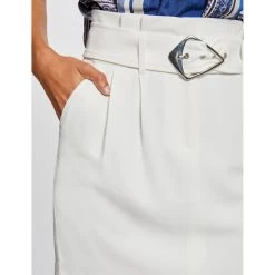 MORGAN Jupe Droite Taille Haute Ceinturée | 3 SUISSES 10 MORGAN Jupe Droite Taille Haute Ceinturée | 3 SUISSES -Chic Femme Soldes jupe droite taille haute ceinturee ecru 3408132 6474958 58 1140x1140