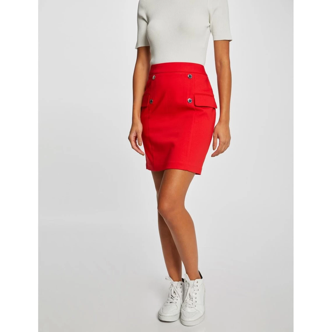 MORGAN Jupe Droite Taille Haute | 3 SUISSES 4 MORGAN Jupe Droite Taille Haute | 3 SUISSES – Image 2