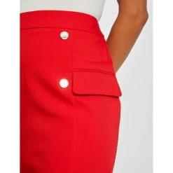 MORGAN Jupe Droite Taille Haute | 3 SUISSES 10 MORGAN Jupe Droite Taille Haute | 3 SUISSES -Chic Femme Soldes jupe droite taille haute rouge 3409128 6528872 72 1140x1140