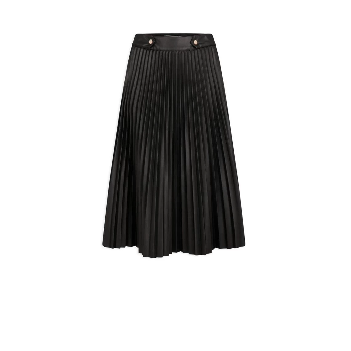 MORGAN Jupe évasée Plissée Simili Cuir NOIR | 3 SUISSES 5 MORGAN Jupe évasée Plissée Simili Cuir NOIR | 3 SUISSES – Image 3