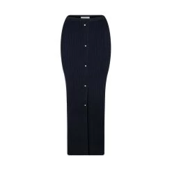 MORGAN Jupe Longue Droite En Tricot | 3 SUISSES 9 MORGAN Jupe Longue Droite En Tricot | 3 SUISSES -Chic Femme Soldes jupe longue droite en tricot marine 3473936 6855472 72 1140x1140