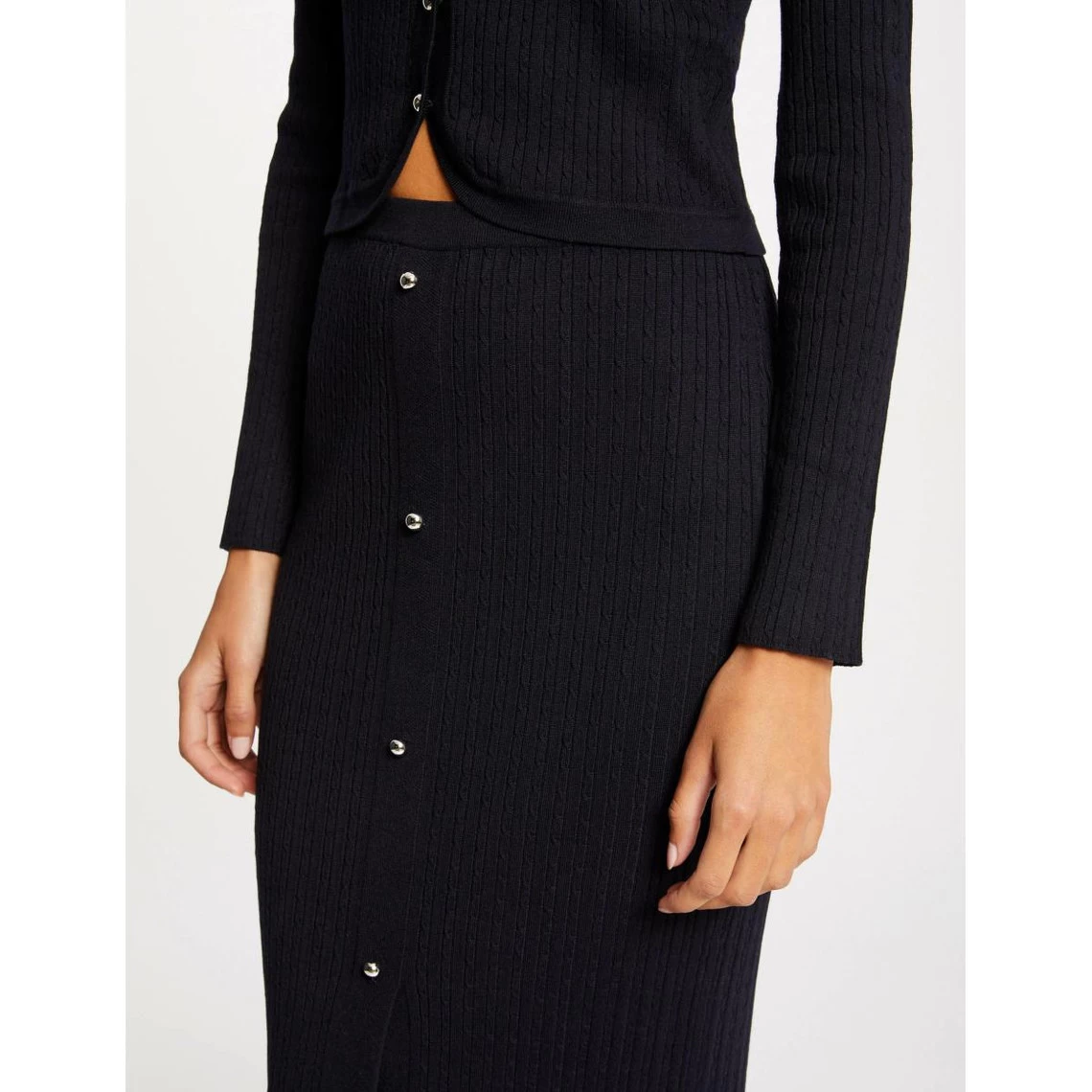 MORGAN Jupe Longue Droite En Tricot | 3 SUISSES 6 MORGAN Jupe Longue Droite En Tricot | 3 SUISSES – Image 4