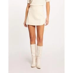 MORGAN Jupe Portefeuille Aspect Matelassé | 3 SUISSES