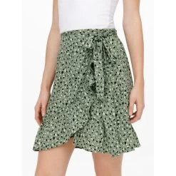 ONLY Jupe Portefeuille Vert | 3 SUISSES 10 ONLY Jupe Portefeuille Vert | 3 SUISSES -Chic Femme Soldes jupe portefeuille vert 15219146 3899972 4 1140x1140