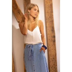 Jupe Rayée Boutonnée Devant Nora Réédition | Jupe Mi-longue 3 SUISSES 9 Jupe Rayée Boutonnée Devant Nora Réédition | Jupe Mi-longue 3 SUISSES -Chic Femme Soldes jupe rayee boutonnee devant nora reedition 1198213 2 1140x1140