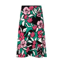 MORGAN Jupe Trapèze Imprimé Floral | 3 SUISSES 9 MORGAN Jupe Trapèze Imprimé Floral | 3 SUISSES -Chic Femme Soldes jupe trapeze imprime floral multico 3508014 6984034 34 1140x1140