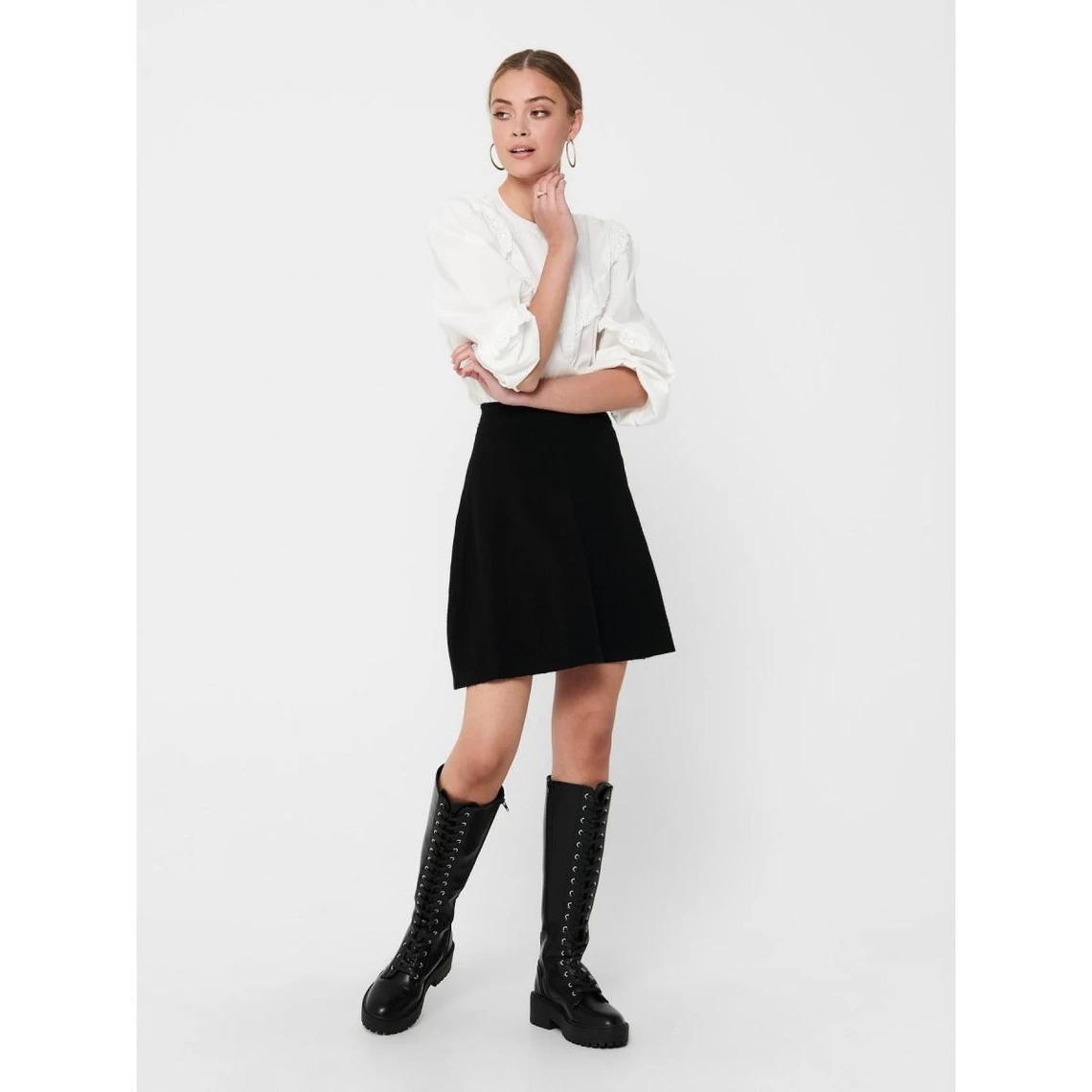 ONLY Jupe Trapèze Noir | 3 SUISSES 4 ONLY Jupe Trapèze Noir | 3 SUISSES – Image 2