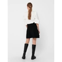 ONLY Jupe Trapèze Noir | 3 SUISSES 8 ONLY Jupe Trapèze Noir | 3 SUISSES -Chic Femme Soldes jupe trapeze noir 15206713 3436222 2 1140x1140