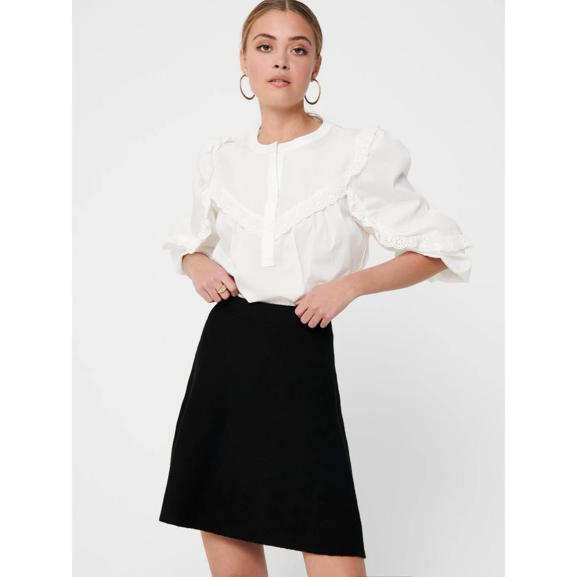 ONLY Jupe Trapèze Noir | 3 SUISSES 6 ONLY Jupe Trapèze Noir | 3 SUISSES – Image 4