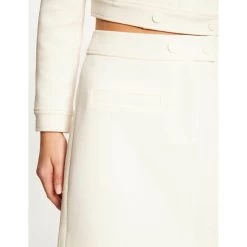 MORGAN Jupe Trapèze Taille Haute | 3 SUISSES 10 MORGAN Jupe Trapèze Taille Haute | 3 SUISSES -Chic Femme Soldes jupe trapeze taille haute ecru 3507400 6981176 76 1140x1140