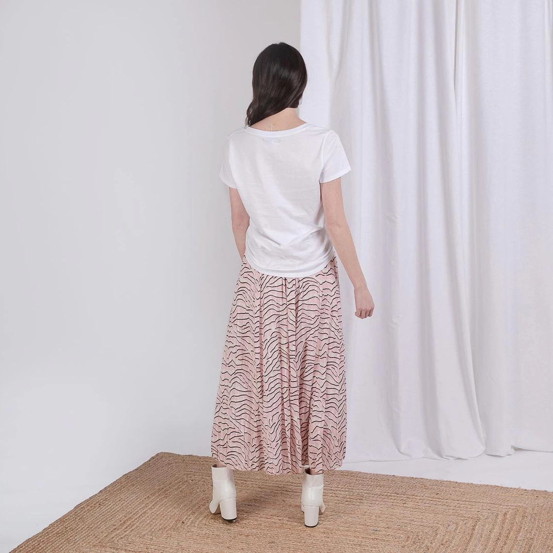 Jupe Zèbre Lurex Lisa | Jupe Longue 3 SUISSES 5 Jupe Zèbre Lurex Lisa | Jupe Longue 3 SUISSES – Image 3