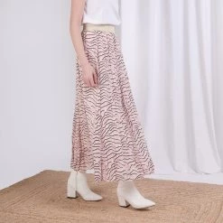 Jupe Zèbre Lurex Lisa | Jupe Longue 3 SUISSES