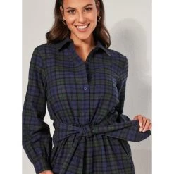 Robe à Carreaux En Flanelle Douce | 3 SUISSES 8 Robe à Carreaux En Flanelle Douce | 3 SUISSES -Chic Femme Soldes robe a carreaux en flanelle douce 3431672 6603658 58 1140x1140