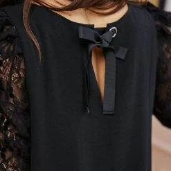 LA PETITE ETOILE Robe ABELINE - Noir | 3 SUISSES -Chic Femme Soldes robe abeline 3432934 2 1140x1140